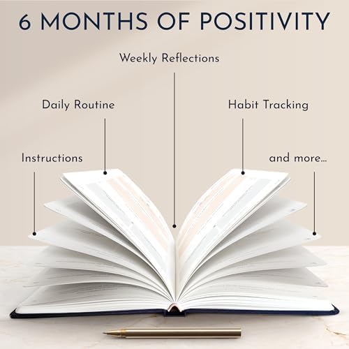RYVE Daily Journal for Women – 6-Month Guided Gratitude Journal with Prompts, Affirmations, Mindfulness, Self-Reflection & Self-Care - Image 3