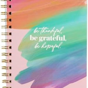 Erin Condren Inspired Collection - A5 Gratitude Journal - Coiled Binding- Inspired