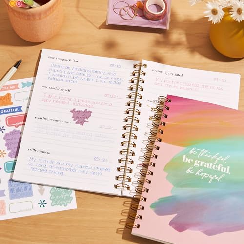 Erin Condren Inspired Collection - A5 Gratitude Journal - Coiled Binding- Inspired - Image 4