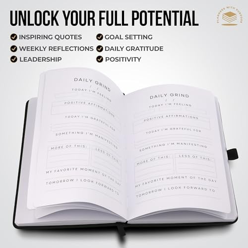Gratitude Journal for Men – Daily Self Care Planner for Happiness, Positivity, Affirmation, Inspirational, Mental Health Wellness – 5 Minute Journal Guided with Prompts Notebook - Image 4