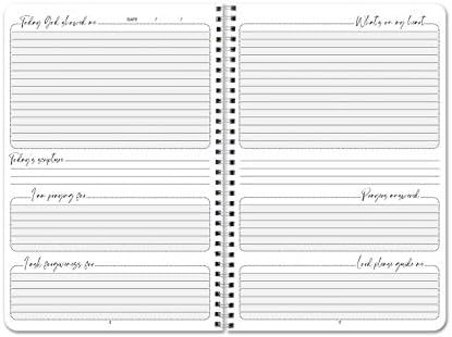 BookFactory Prayer Journal/Bible Journal Prayer Diary/Devotional Log Book - 100 Pages, Wire-O, 6'' x 9'' (Made in USA) - Image 3