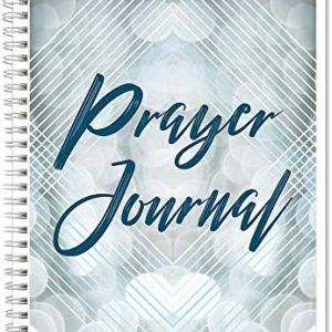 BookFactory Prayer Journal/Bible Journal Prayer Diary/Devotional Log Book - 100 Pages, Wire-O, 6'' x 9'' (Made in USA)