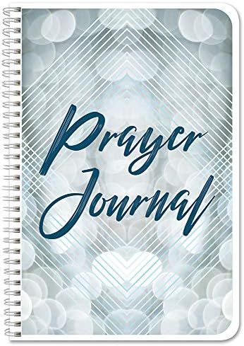 BookFactory Prayer Journal/Bible Journal Prayer Diary/Devotional Log Book - 100 Pages, Wire-O, 6'' x 9'' (Made in USA)