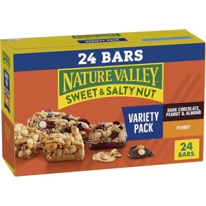 Nature Valley Sweet and Salty Nut Granola Bars, Variety Pack, 24 Bars, 28.8 oz