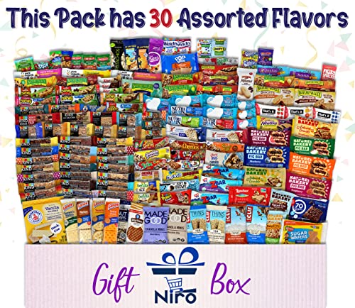 Niro Assortment | Ultimate Snack Boxes | Bar Variety Pack | Snack Box for Adults | Snacks Care Package | 30 Count Variety Pack - Image 2