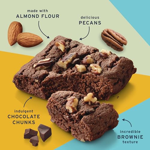 Ratio Soft Baked Bars, Chocolate Brownie, 1g Sugar, Keto Friendly, 5.34 oz (6 Bars) - Image 4