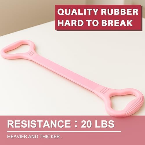 LEZER Figure 8 Resistance Band, Fitness Elastic Rope, Execrise Workout for Arm, Back, Chest and Shoulder, Yoga, Pilates, Stretching, Physical Therapy Equipment - Image 4