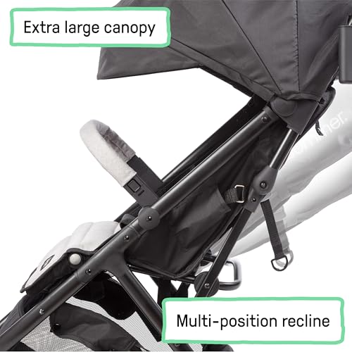 Summer Infant Ingenuity 3Dquickclose CS+ Compact Fold Stroller – Lightweight Stroller with Oversized Canopy, Extra-Large Storage and Compact Fold, Gray - Image 6