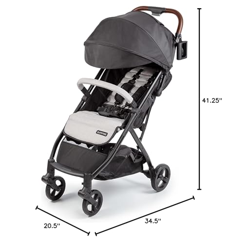 Summer Infant Ingenuity 3Dquickclose CS+ Compact Fold Stroller – Lightweight Stroller with Oversized Canopy, Extra-Large Storage and Compact Fold, Gray - Image 13