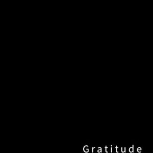 Gratitude Journal: 110 pages, Softcover (Black)