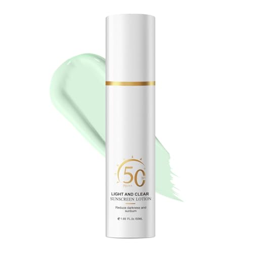 Face Sunscreen SPF 50, Invisible Broad Spectrum SPF + Makeup-Gripping Primer, Reef Safe Sunscreen With No White Cast, Oil Free & Oxybenzone Free, For All Skin Types & Skin Tones, 1.69FL Oz
