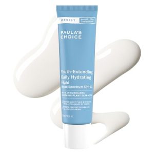 Paula's Choice RESIST Daily Hydrating Fluid Face Moisturizer with SPF 50 Sunscreen, Face Sunscreen for Oily Skin, Chamomile & Vitamin E, UVA/UVB Protection, Fragrance-Free, TSA Friendly