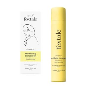 Gel-Cream Sunscreen for Oily Skin | Oil Control Sunscreen with PA++++ & Niacinamide | UVA UVB Protection | Prevents Tan | Lightweight, Pore-minimising, No White Cast