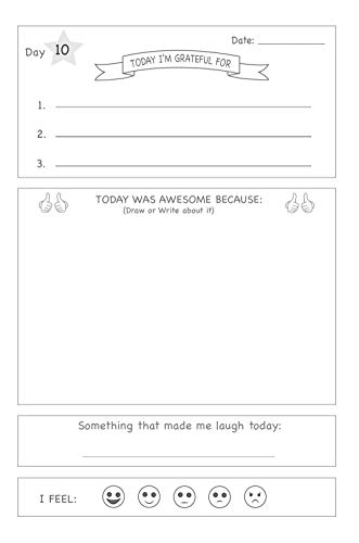 Gratitude Journal for Kids: A 90 Day gratitude journal with daily writing prompts to help kids practice gratitude and mindfulness in under 3 to 5 minutes a day - Image 5