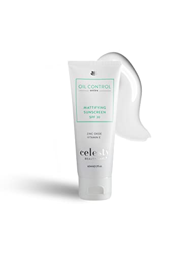 Clesty Beauty Oil-Control Sunscreen SPF 30 – Lightweight, Non-Greasy Sunscreen for Oily Skin, 2 oz Matte Moisturizing Cream with Broad Spectrum UVA And UVB Beauty Sun Protection - Image 7