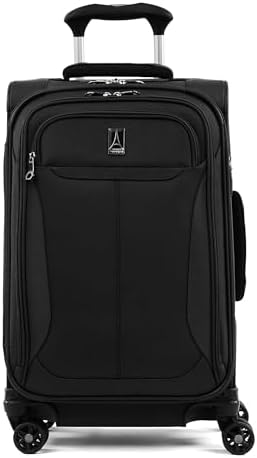 Travelpro Tourlite Softside 21" Expandable Luggage with 4 Spinner Wheels, Lightweight Suitcase, Carry-On, Black - Image 2