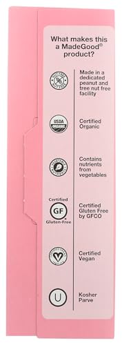 MadeGood Strawberry Crispy Squares, 6 Healthy Snacks, 0.78oz - Image 7