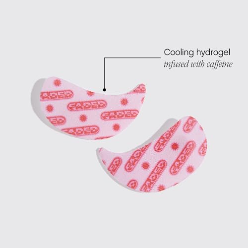 Topicals Faded Brightening Under Eye Masks | Revitalizing Patches to Depuff, Hydrate, and Illuminate | Diminishes Dark Circles and Fine Lines | Made with Kojic Acid, Caffeine & Niacinamide - Image 4