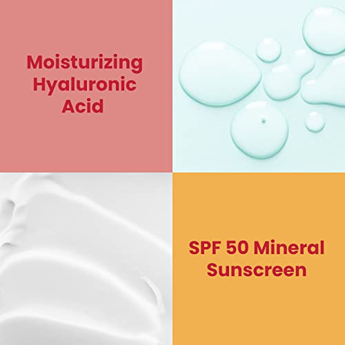 Protect Tinted Moisturizer & Mineral Sunscreen SPF 50, Anti-Aging, Lightweight Makeup With Broad Spectrum UV Protection + Hyaluronic Acid, Dermatologist-Tested, All Skin Types, 1.8 oz - Image 5