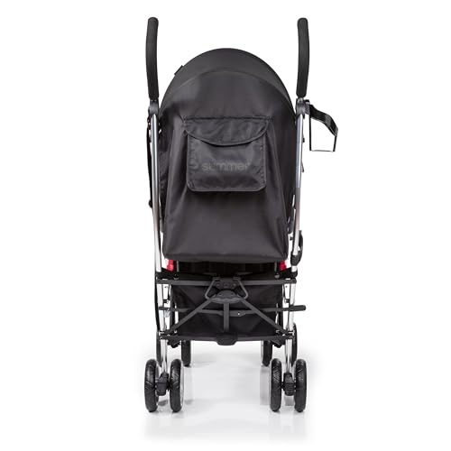 Bright Starts 3Dlite Convenience Stroller, Black - Lightweight Stroller, Large Seat Area, Mesh Siding, 4 Position Recline, Extra Large Storage Basket, Infant Stroller for Travel - Image 5