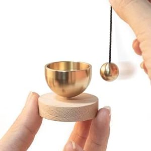 Singing Bowl Set Meditation Sound Bowl for Yoga, Meditation & Relaxation, Mindfulness,Chakra Healing, Stress Relief, Self-Regulation, Unique Spiritual Gifts for Women and Men (Mini set)