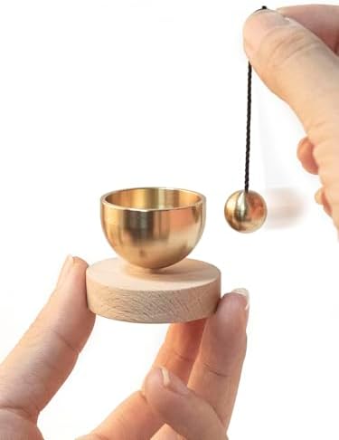 Singing Bowl Set Meditation Sound Bowl for Yoga, Meditation & Relaxation, Mindfulness,Chakra Healing, Stress Relief, Self-Regulation, Unique Spiritual Gifts for Women and Men (Mini set)