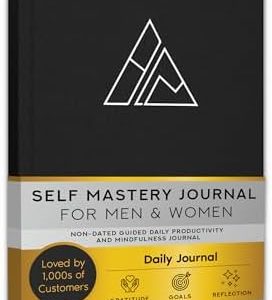 Self-Mastery Journal for Men - Gratitude Journals – 5 Minute Journal - Reflection Manifestation Journals for Mindfulness – Self Care Journal – Goal/Guided Gratitude Journal for Women & Men
