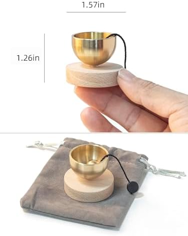 Singing Bowl Set Meditation Sound Bowl for Yoga, Meditation & Relaxation, Mindfulness,Chakra Healing, Stress Relief, Self-Regulation, Unique Spiritual Gifts for Women and Men (Mini set) - Image 2