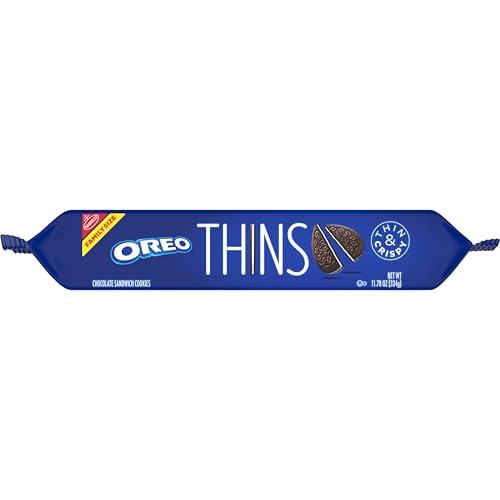 OREO Thins Chocolate Sandwich Cookies, Family Size, 11.78 oz - Image 19