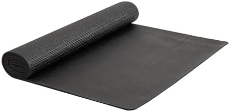 Mind Reader YOGAPVC-BLK All Purpose Extra Thick Yoga Fitness & Exercise Mats with Carrying Strap, High Density Anti-Tear - Image 6