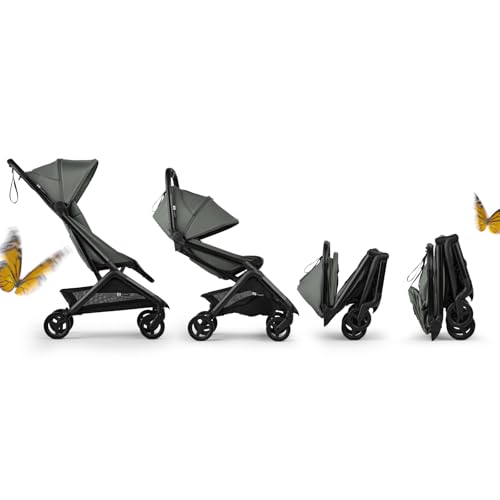 Bugaboo Butterfly 2 Travel Stroller, Ultra-Compact One-Second Fold, Lightweight and Airplane-Friendly (Green) - Image 4