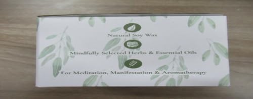 Magnificent 101 Long-Lasting Pure Sage Healing Crystals Candle | 6 Oz - 35-Hour Burn | All Natural Soy Wax, Rose Quartz, Amethyst, Moonstone & Black Tourmaline | House Energy Cleansing & Manifestation - Image 7