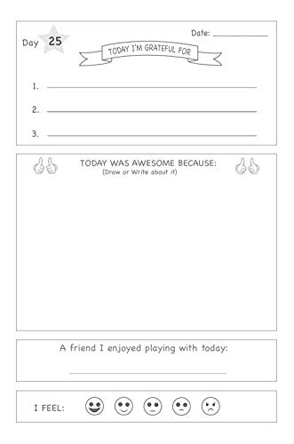 Gratitude Journal for Kids: A 90 Day gratitude journal with daily writing prompts to help kids practice gratitude and mindfulness in under 3 to 5 minutes a day - Image 9