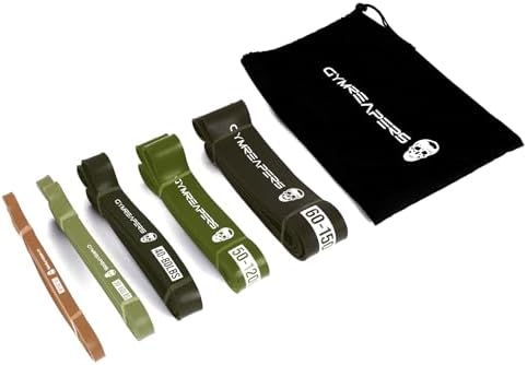 Gymreapers Resistance Bands for Working Out – Elastic Pull Up Exercise Assistance Bands Set for Powerlifting, Stretching, WOD, Strength Training – for Men & Women - Image 5