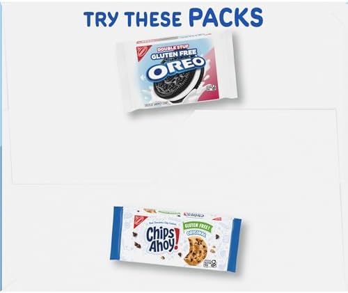 OREO Chocolate Sandwich Cookies & CHIPS AHOY! Chocolate Chip Cookies Gluten Free Cookies Variety Pack, 20 Snack Packs - Image 17
