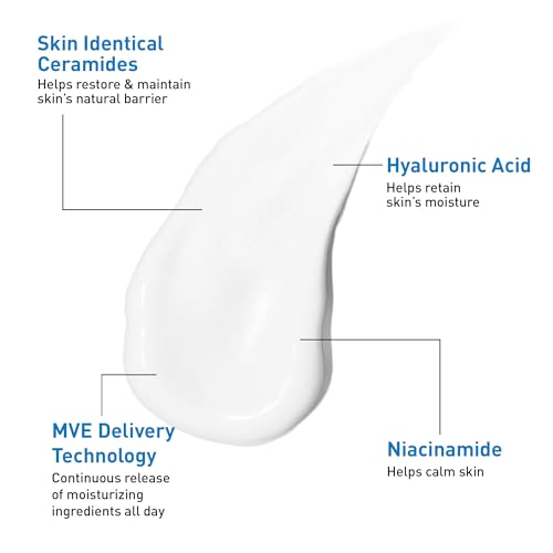CeraVe Oil Control Moisturizing Gel-Cream, Face Moisturizer for Oily Skin, Niacinamide, Hyaluronic Acid & Oil Absorbing Technology To Rebalance Oily Skin, Non-Comedogenic, Fragrance Free & Oil-Free - Image 3