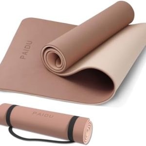 Yoga Mat Non Slip Anti-tear,extra thick-2/5 inch（10MM）High Resiliency Professional POE Yoga Mats for Women Men Kids,72"x24"inch,Workout, Yoga, Pilates and Floor Exercise, with Carrier Strap