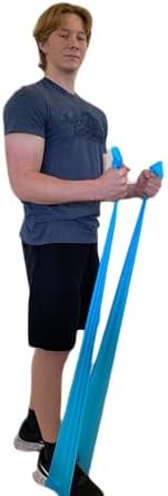 Therapist’s Choice® Professional Non-Latex Resistance Bands for Upper and Lower Body Exercise Workouts, Physical Therapy, Lower Pilates, and Rehab, 25 Yard (75 Feet) Roll Bulk Roll - Image 5