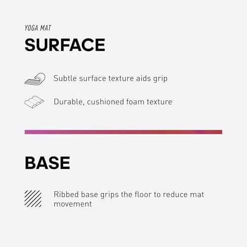 adidas Yoga Mat - Eco Friendly - Non Slip, Durable Textured Surface, 8mm - Image 6