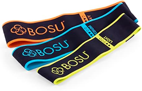 Bosu Fabric Resistance Bands (3 Pack), Multi (72-6920)
