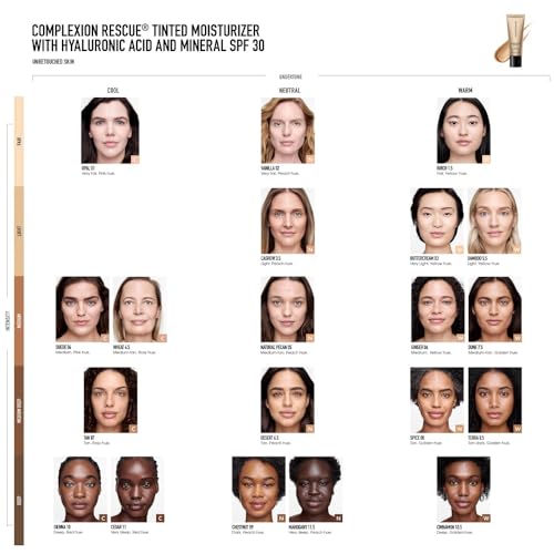 bareMinerals Complexion Rescue Tinted Moisturizer for Face with SPF 30, Hydrating Vegan Tinted Mineral Sunscreen with Hyaluronic Acid, Sheer-to-Light Coverage for Dewy, Healthy-Looking Skin - Image 9