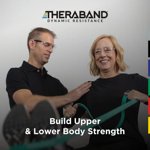 THERABAND High Resistance Bands, Set of 4 Elastic Super Bands for Improving Flexibility, Injury Rehab, & Full Body Workouts, Heavy Duty Stretch Bands for Exercise, Light, Medium, Heavy, X-Heavy Bands - Image 7
