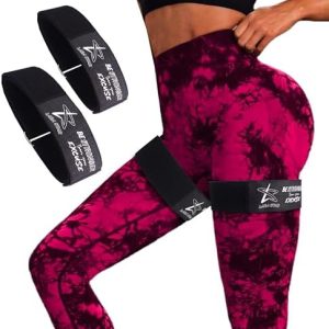BFR Occlusion Bands for Women Glutes,Blood Flow Restriction Bands for Legs, Butt & Hip Building, Workouts, Best Fabric Resistance Bands for Squat Butt & Thigh