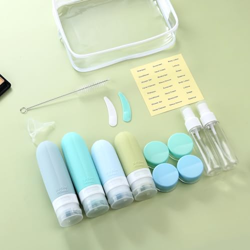 Gemice 16 Pack Travel Size Bottles, TSA Approved Leakproof Travel Containers for Toiletries, Silicone Refillable Travel Essentials Accessories with Travel Bag for Shampoo Conditioner - Image 7