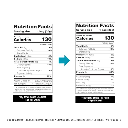 Quest Nutrition Cheese Crackers, Cheddar Blast, 10g Protein, 5g Net Carbs, 1g Sugar, Made with Real Cheese, 12 Packs (1.06 oz bags) - Image 9