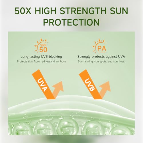 Sunscreen Stick SPF PA50++++ Centella Sunscreen Korean Sunscreen Stick Soothing Moisture Matte Sun Stick for Face & Body Non Greasy, No White Cast - Image 4