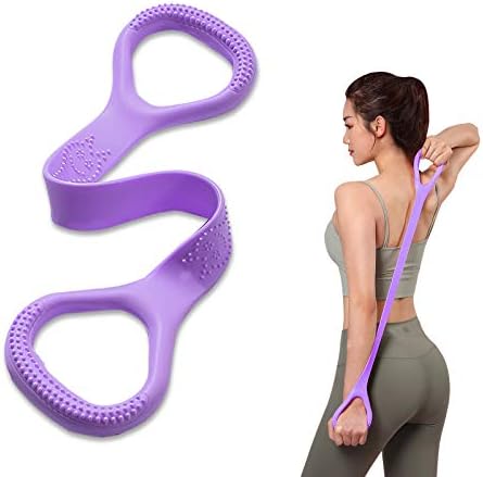 Figure 8 Fitness Resistance Band, Arm|Back Training Elastic Ropes - Pure Barre Workout Chest Arm and Shoulder Stretch Bands Exercise Equipment for Physical Therapy,Yoga,Pilates, Stretching