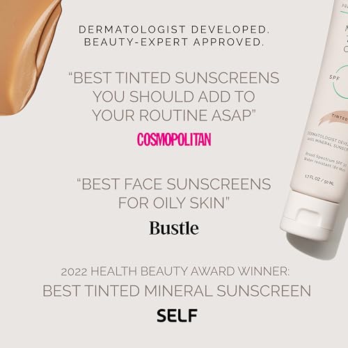 MDSolarSciences Mineral Tinted Crème Sunscreen SPF 30 | Water-Resistant, Broad Spectrum UV Protection | Blendable Micronized Zinc Oxide Cream | Natural Matte Finish for All Skin Types (1.7 Fl Oz) - Image 6