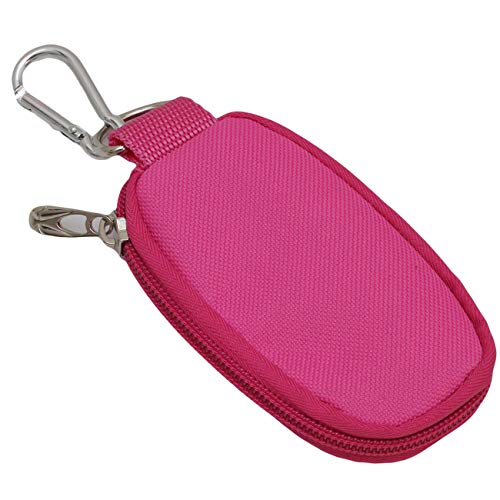 Portable Small Essential Oils Keychain Pouch Kit for 5/10/15ml Carrying Travel Bag for Oil Bottles (without bottle), Rose Red - Image 3