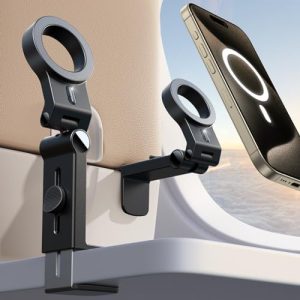 JOYROOM for Magsafe Airplane Phone Holder Travel Essentials,【Unlimited Scenery】 Hands-Free Plane Phone Holder, Airplane Travel Accessories for iPhone 16 Pro Max & Magsafe Case